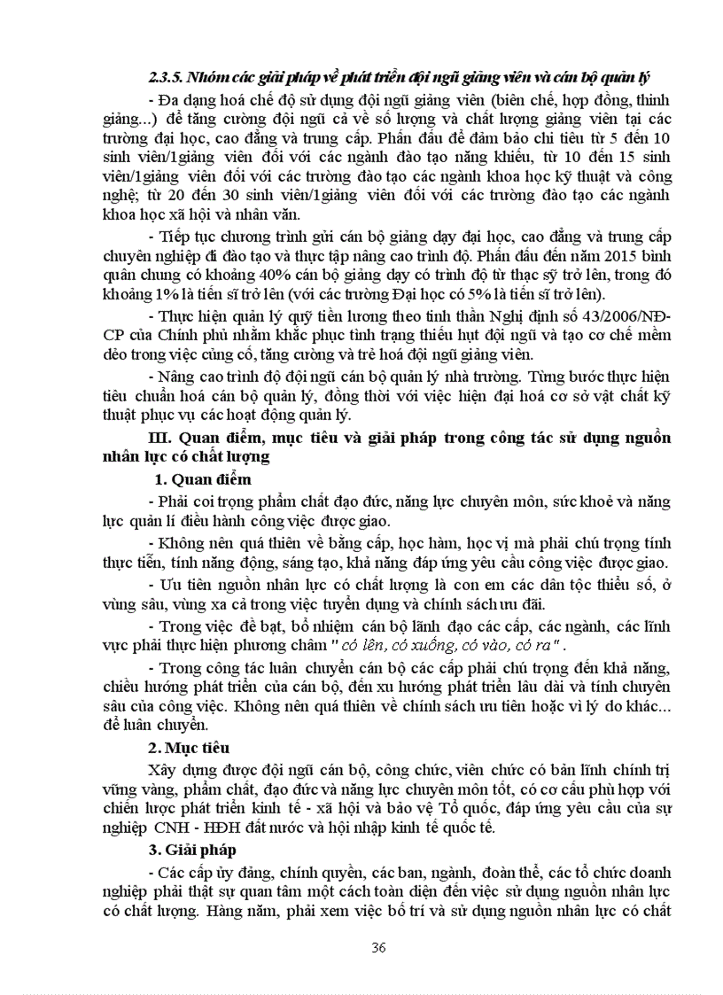 image for page Giải pháp nâng cao chất lượng đào tạo và sử dụng nguồn nhân lực có chất lượng ở tỉnh Thanh Hoá đến năm 2015