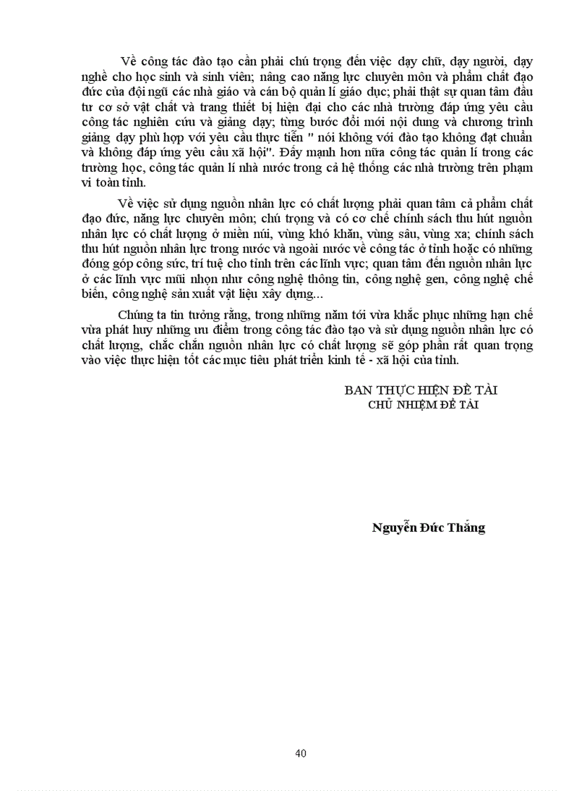 image for page Giải pháp nâng cao chất lượng đào tạo và sử dụng nguồn nhân lực có chất lượng ở tỉnh Thanh Hoá đến năm 2015