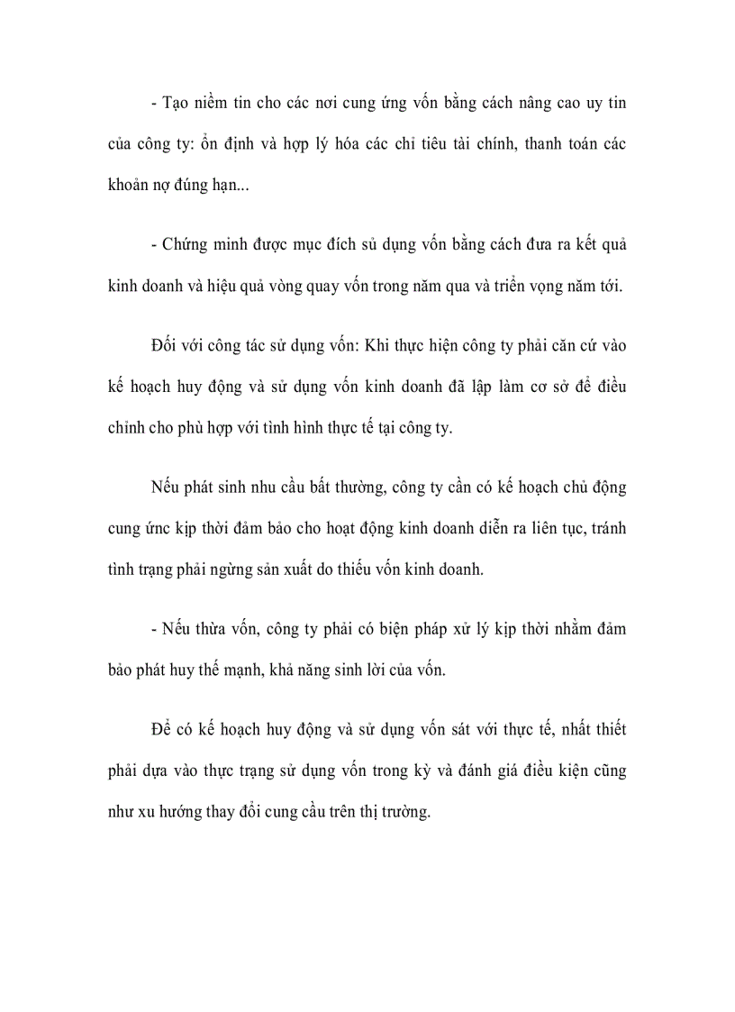 image for page Nâng cao hiệu quả sử dụng vốn lưu động