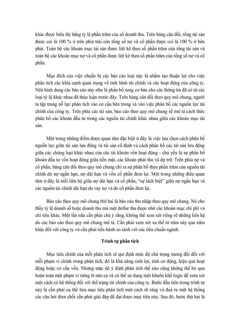 image for page PHÂN TÍCH BÁO CÁO TÀI CHÍNH Các mục tiêu phân tích báo cáo tài chính
