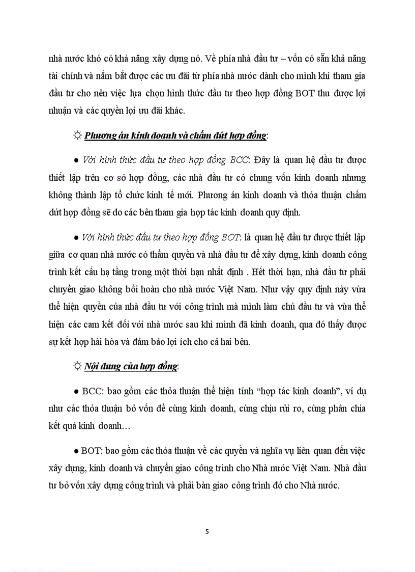 image for page Phân tích bản chất pháp lý của hình thức đầu tư theo hợp đồng BCC Phân biệt hợp đồng BCC và hợp đồng BOT