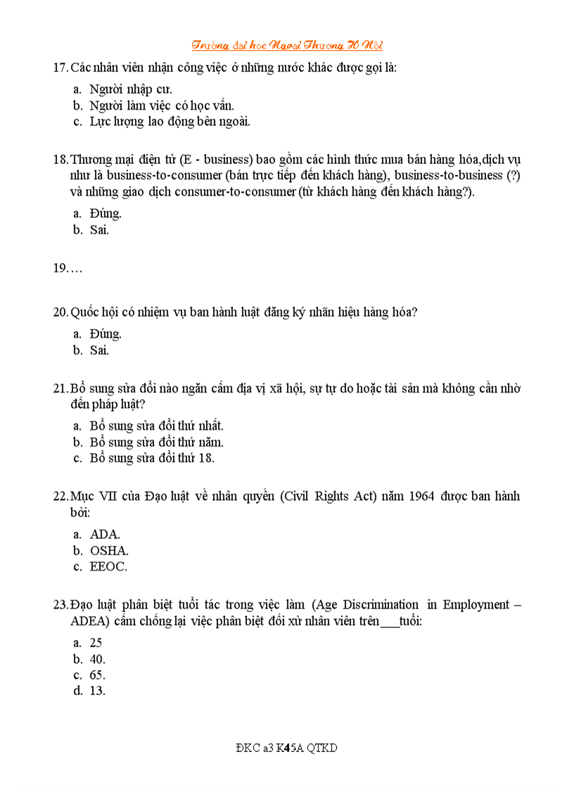 image for page Test quản trị nhân sự