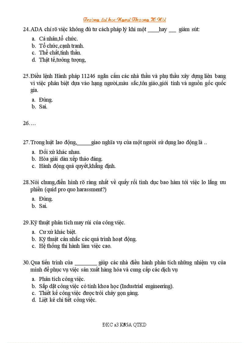 image for page Test quản trị nhân sự