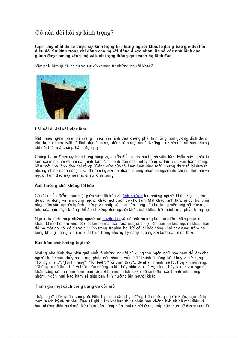 image for page Có nên đòi hỏi sự kính trọng