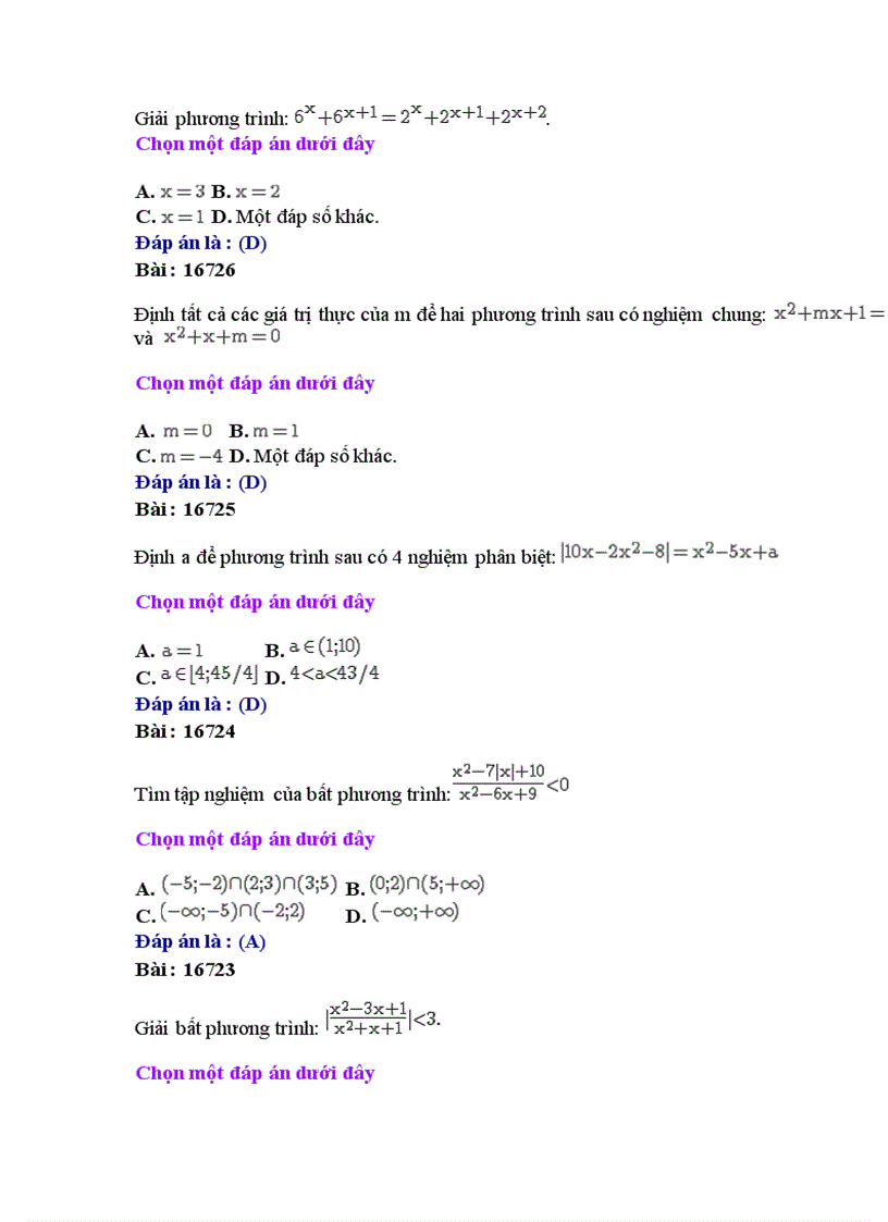 image for page Ôn thi tốt nghiệp THPT môn Toán 2008 THPT Lý Tự Trọng Khánh Hòa Đề số 2