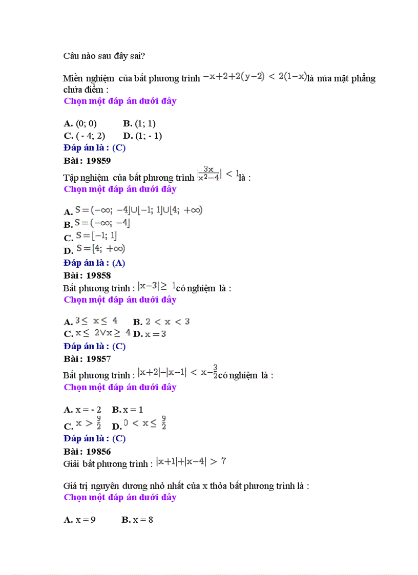 image for page Ôn thi tốt nghiệp THPT môn Toán 2008 THPT Lý Tự Trọng Khánh Hòa Đề số 18
