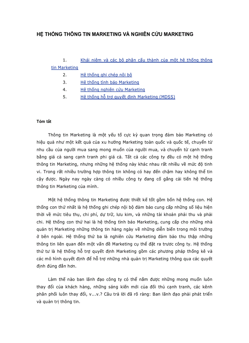 image for page Hệ Thống thông tin Marketing 1