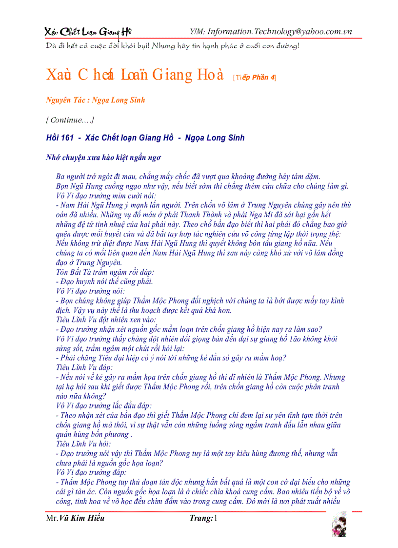 image for page Truyện kiếm hiệp Xác chết loạn giang hồ P5