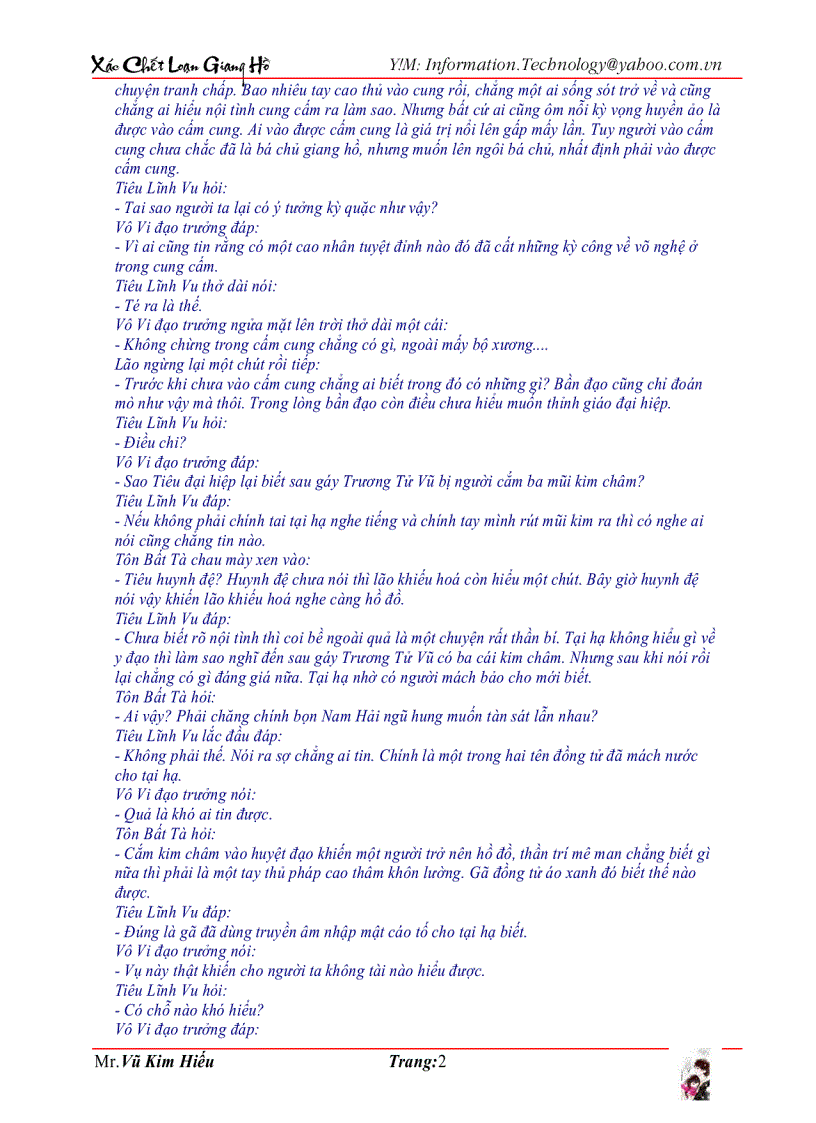 image for page Truyện kiếm hiệp Xác chết loạn giang hồ P5