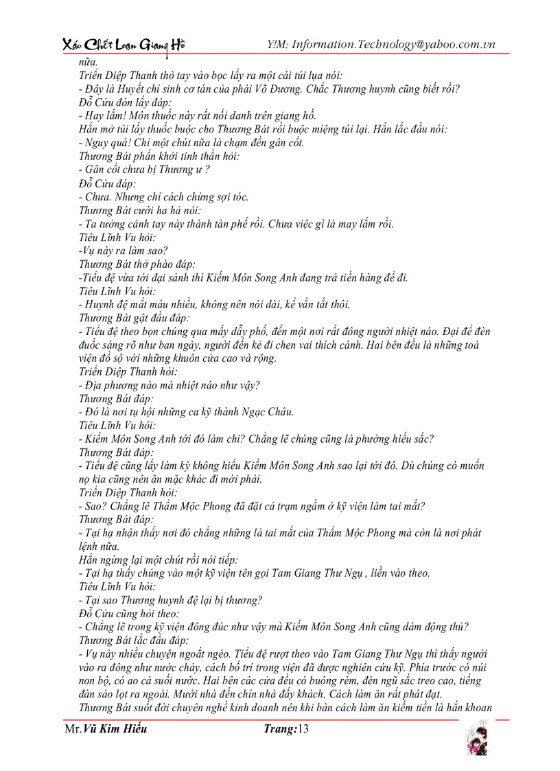 image for page Truyện kiếm hiệp Xác chết loạn giang hồ P5