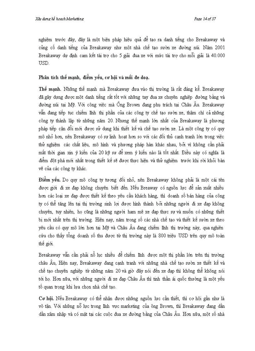 image for page Xây dựng kế hoạch marketing