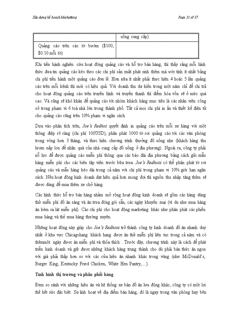 image for page Xây dựng kế hoạch marketing