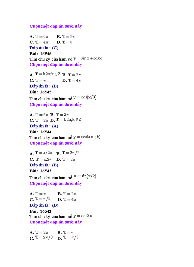 image for page Ôn luyện trắc nghiệm môn Toán 2008 THPT Lý Tự Trọng Khánh Hòa Đề số 25 có đáp án