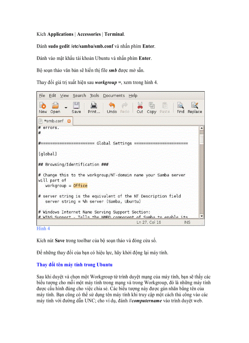 image for page Kết nối mạng Ubuntu 8 04 và Windows 1