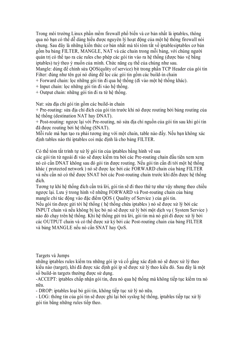 image for page Cấu hình cho Iptables firewall