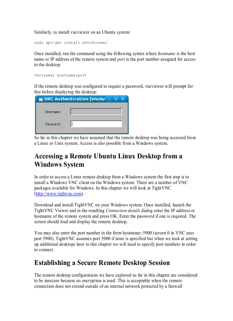 image for page Remote Access to the Ubuntu Linux Desktop