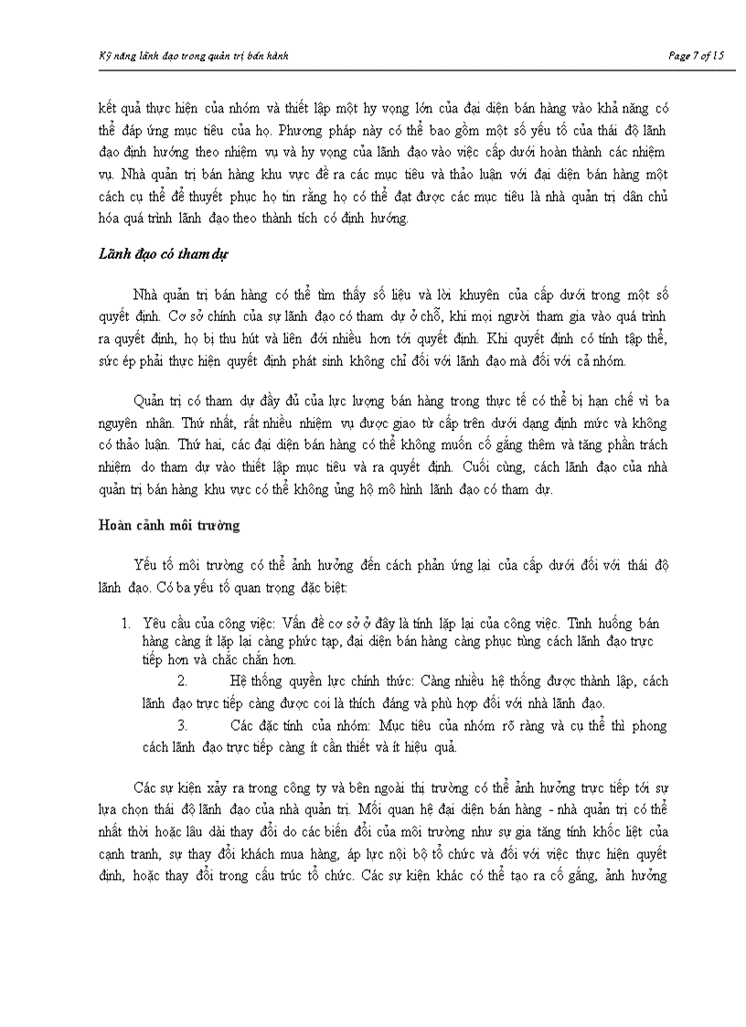 image for page Kỹ năng lãnh đạo trong quản trị bán hàng 1