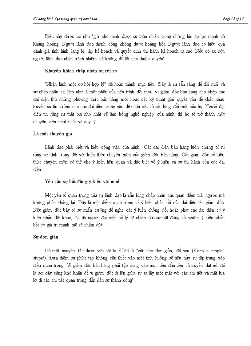 image for page Kỹ năng lãnh đạo trong quản trị bán hàng 1