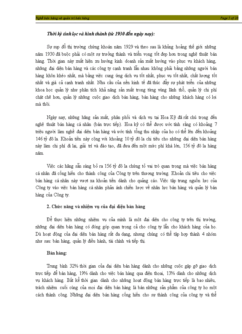 image for page Nghề bán hàng và quản trị bán hàng