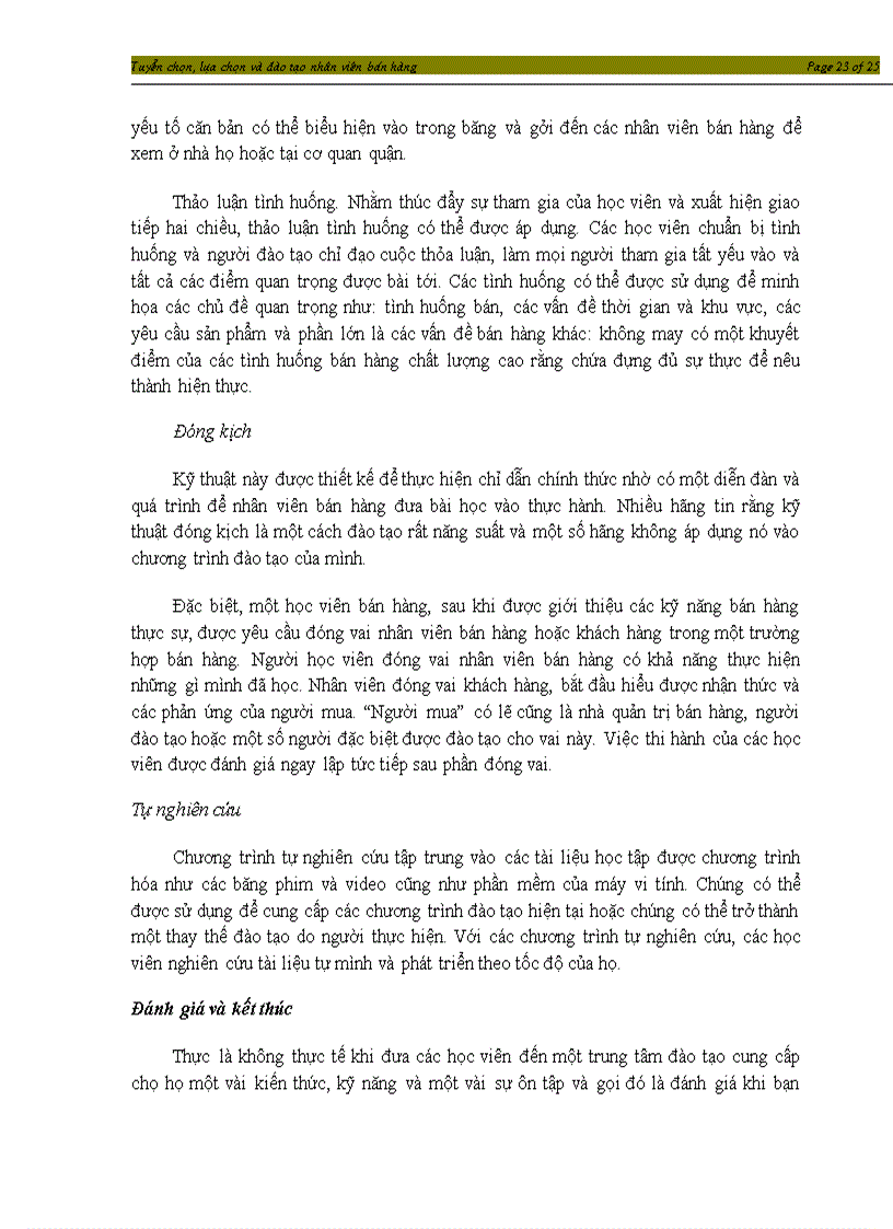 image for page Tuyển dụng lựa chọn và đào tạo nhân viên bán hàng 1