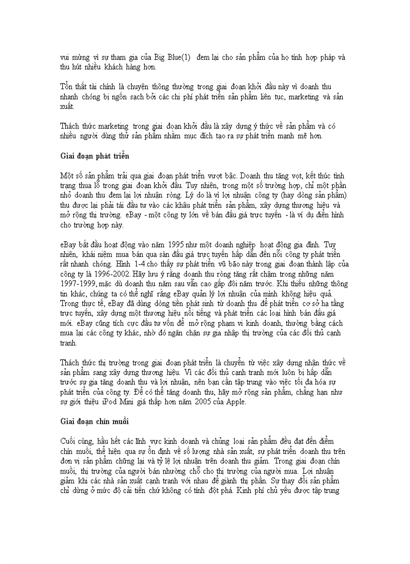 image for page Chiến lược marketing và vòng đời sản phẩm