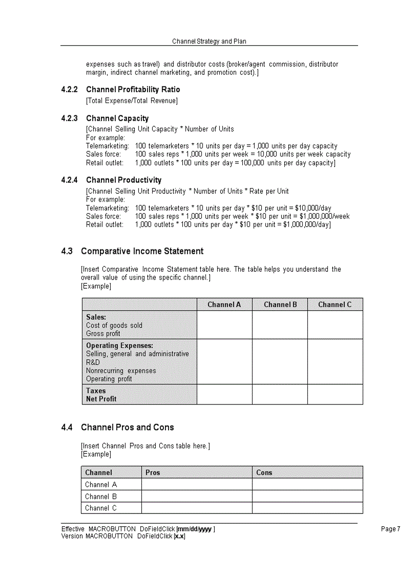 image for page Channel strategy and plan kế hoạch và chiến lược kênh phân phối