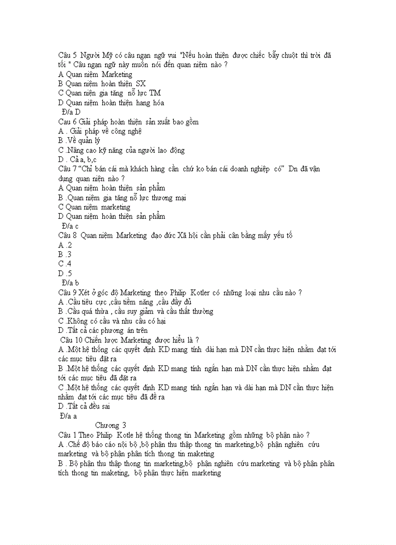 image for page Trắc Nghiệm Môn Marketing