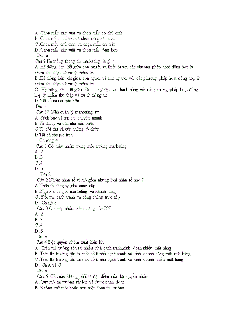 image for page Trắc Nghiệm Môn Marketing