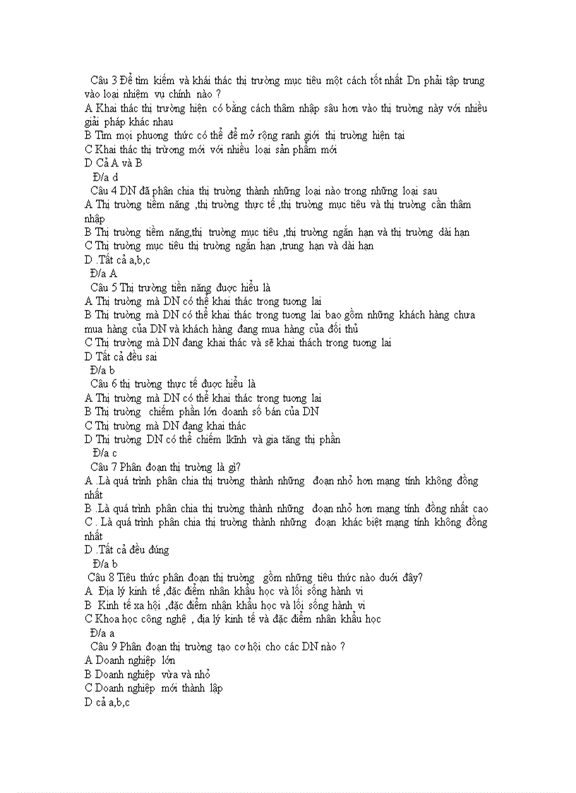 image for page Trắc Nghiệm Môn Marketing