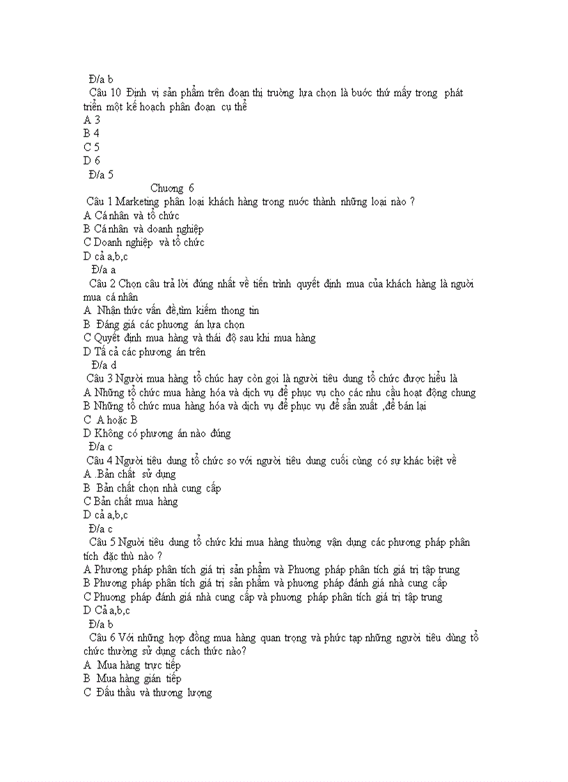 image for page Trắc Nghiệm Môn Marketing