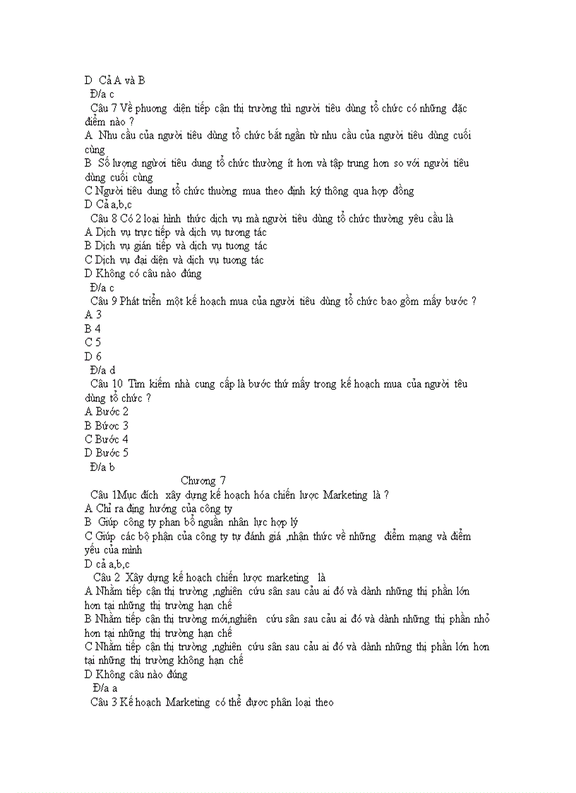 image for page Trắc Nghiệm Môn Marketing