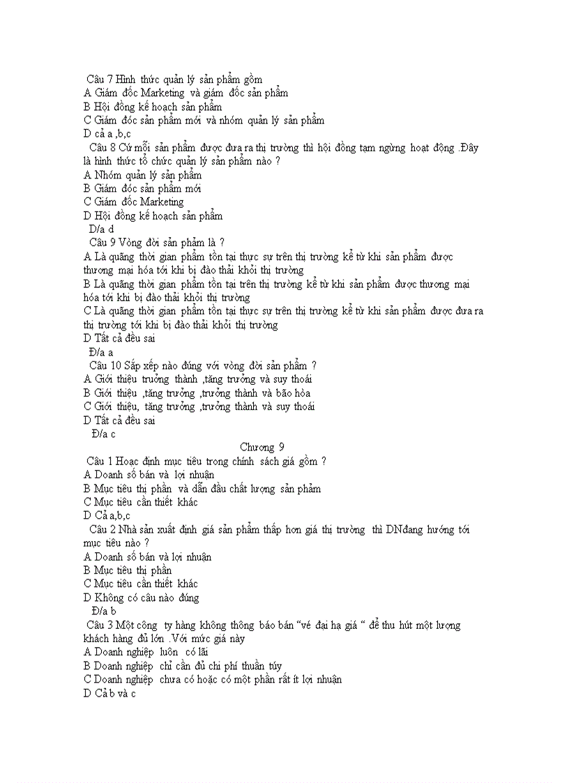 image for page Trắc Nghiệm Môn Marketing