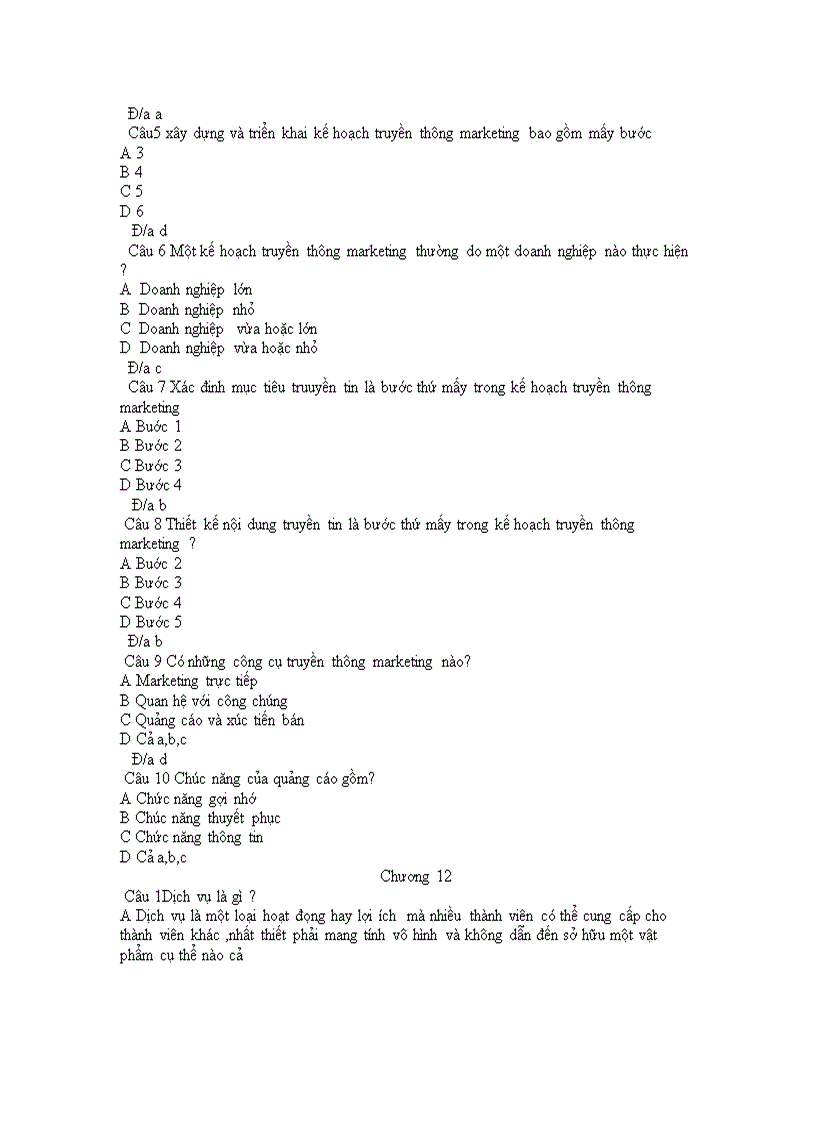 image for page Trắc Nghiệm Môn Marketing