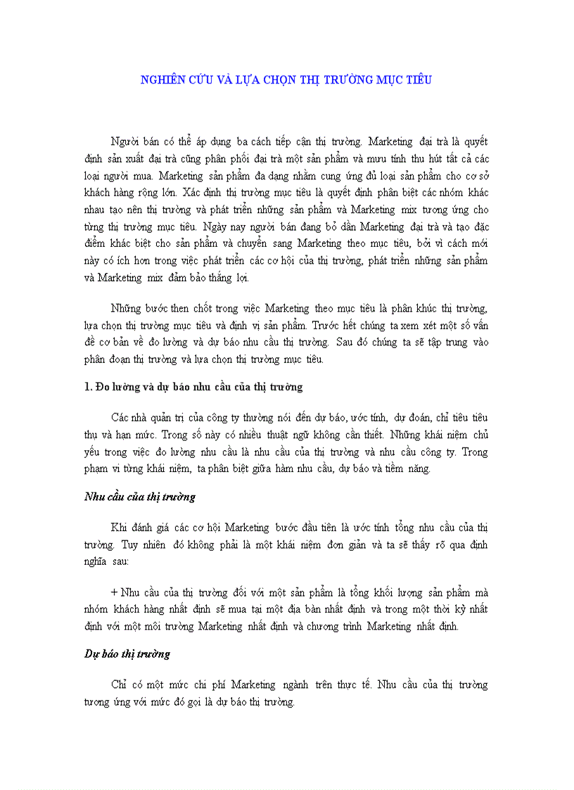 image for page Nghiên cứu và lựa chọn thị trường mục tiêu 1