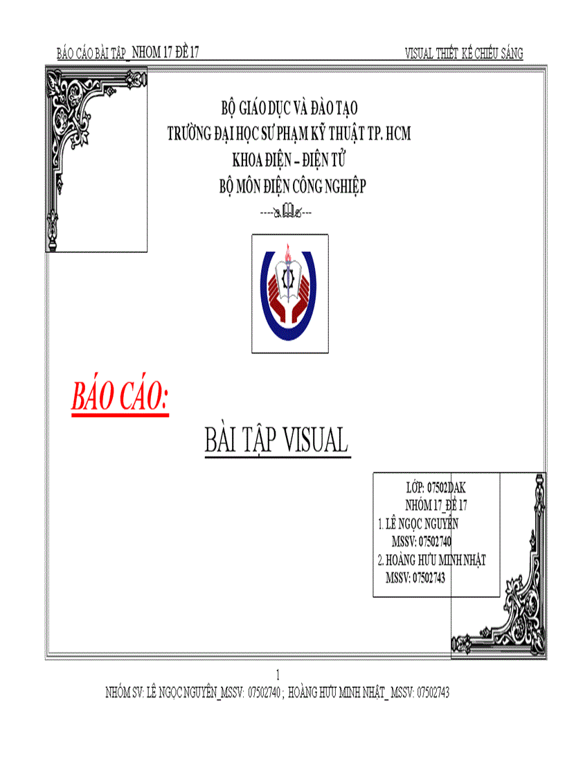 image for page Bài tập visual