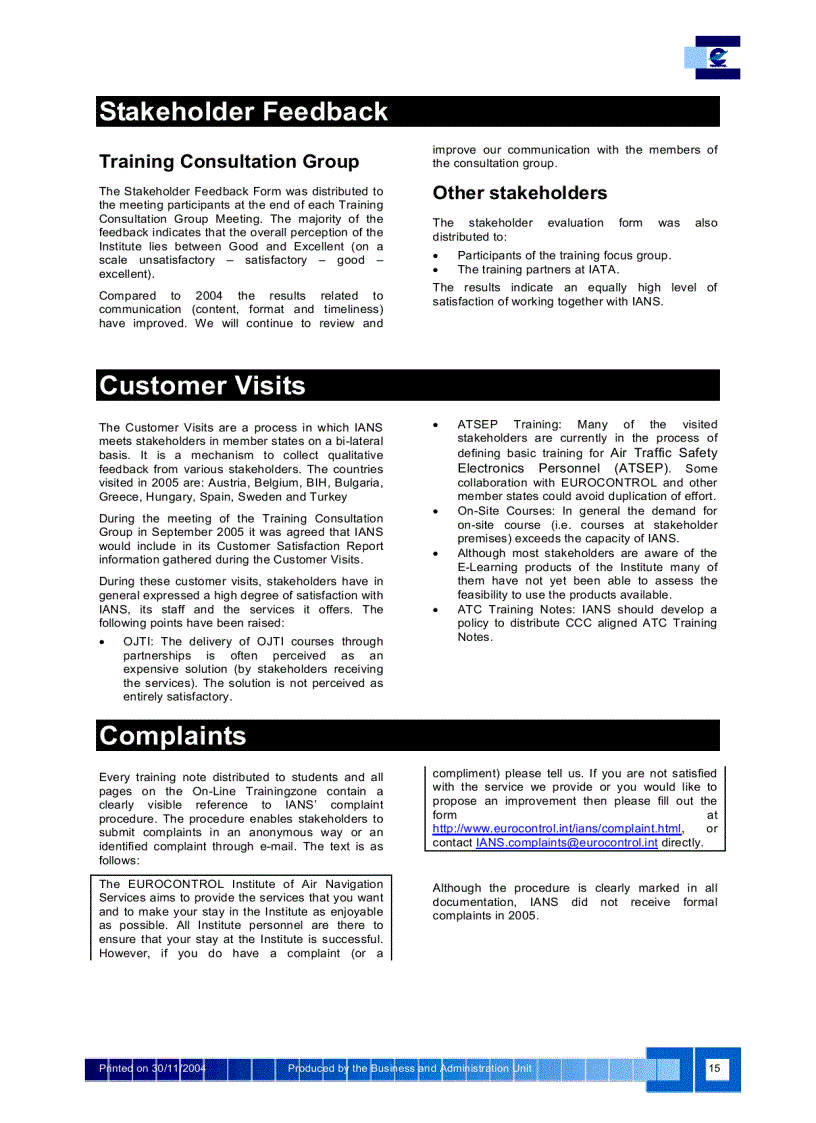 image for page Customer Satisfaction Report