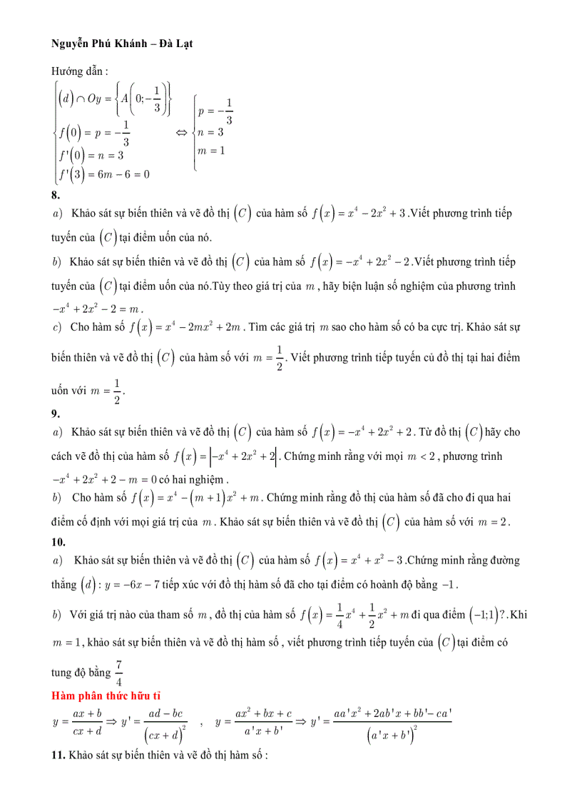 image for page Bài giảng kháo sát đồ thị hàm số