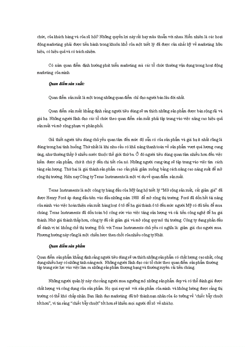 image for page Những vấn đề cơ bản của marketing