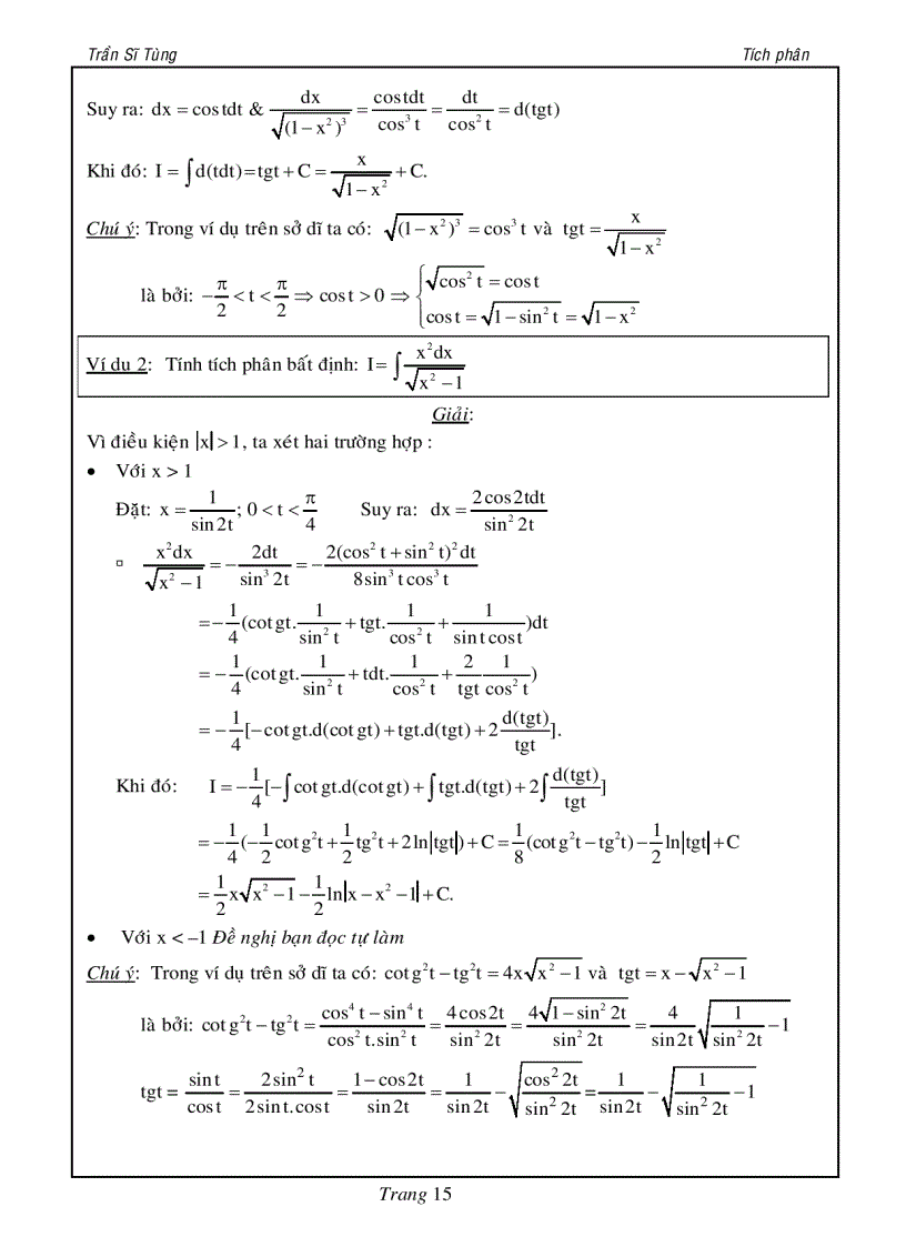 image for page Bài tập tích phân cho ôn thi đại học