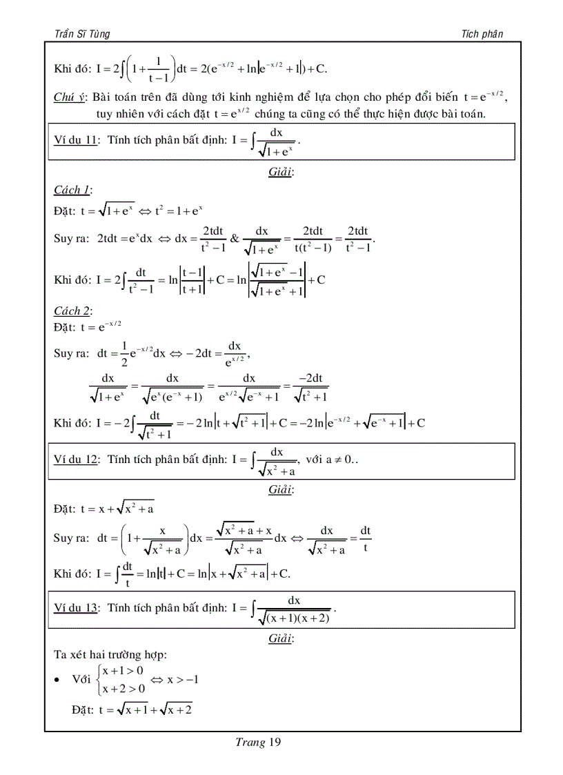 image for page Bài tập tích phân cho ôn thi đại học