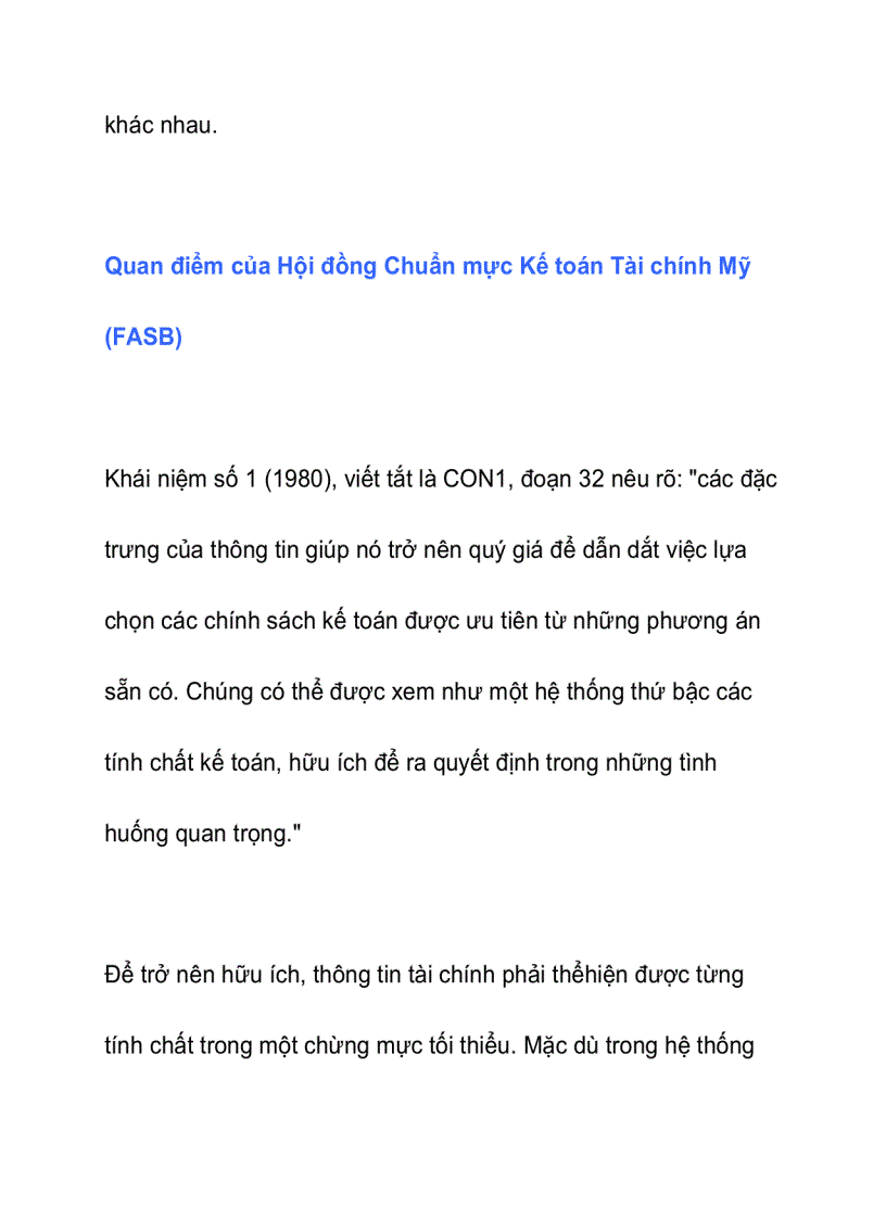 image for page Các luận điểm về tính hữu ích của Báo cáo tài chính