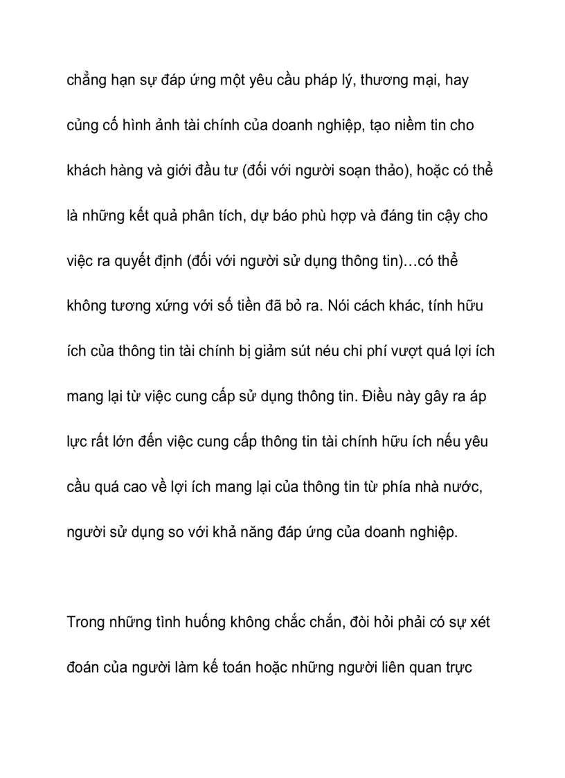 image for page Các luận điểm về tính hữu ích của Báo cáo tài chính