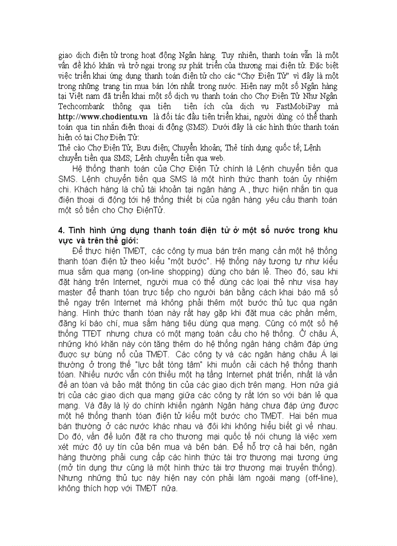 image for page Thanh toán điện tử với thương mại điện tử trong tiến trình hội nhập