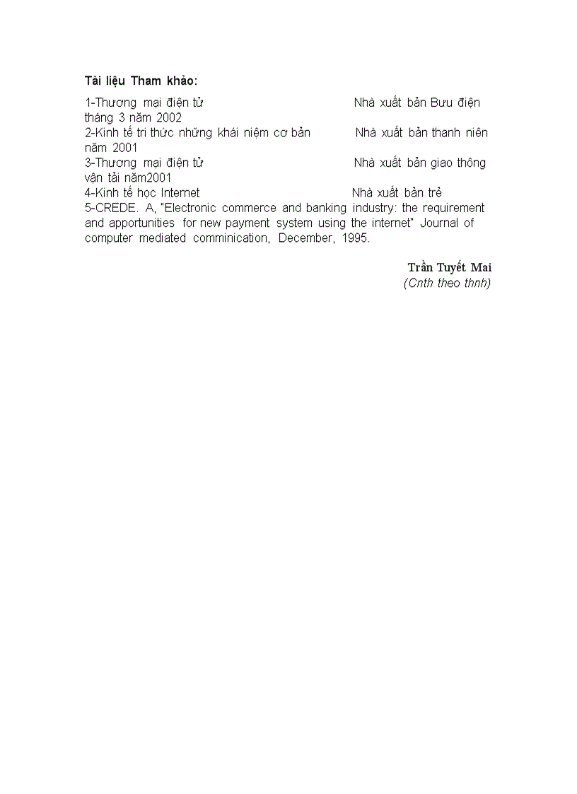 image for page Thanh toán điện tử với thương mại điện tử trong tiến trình hội nhập