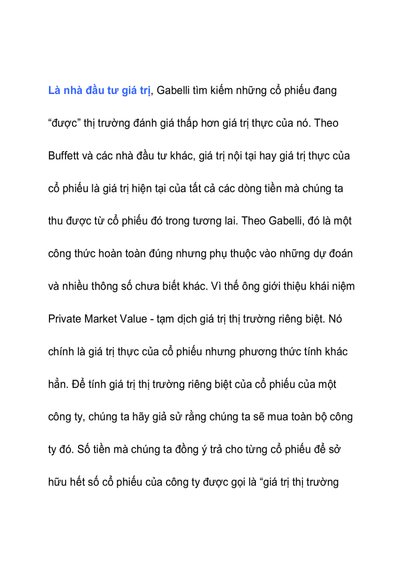 image for page Tìm kiếm giá trị riêng trong đầu tư