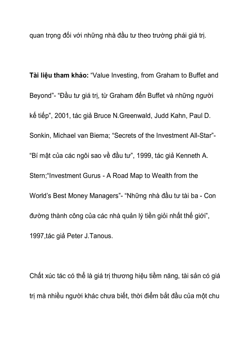 image for page Tìm kiếm giá trị riêng trong đầu tư