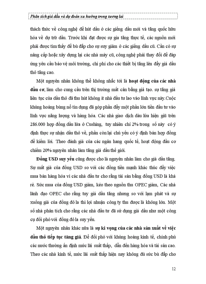 image for page Phân tích giá dầu và dự đoán xu hướng trong tương lai