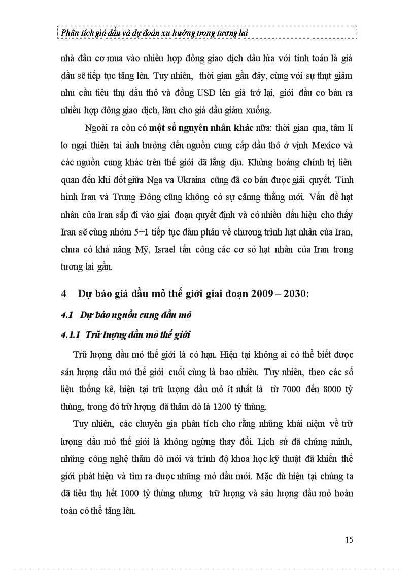 image for page Phân tích giá dầu và dự đoán xu hướng trong tương lai