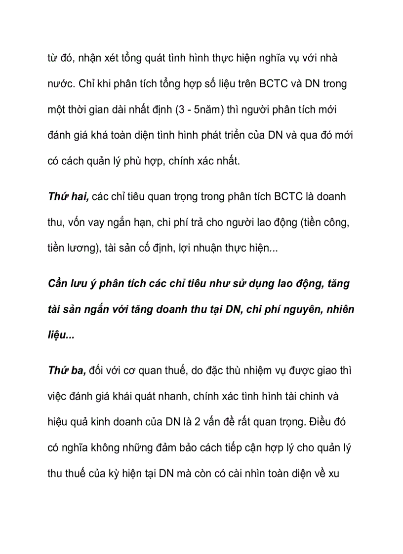 image for page Tăng cường phân tích báo cáo