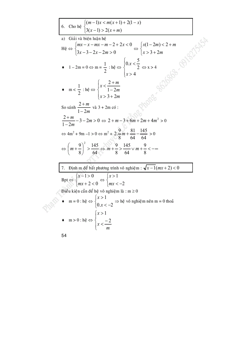 image for page Hệ phương trình bậc nhất một ẩn